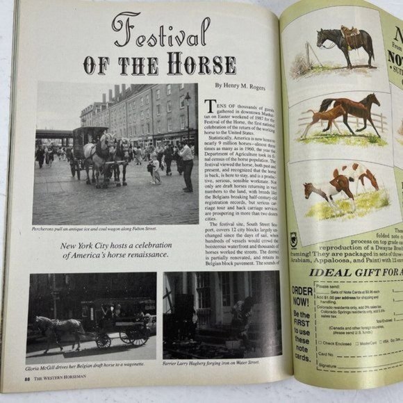 Vtg Western Horseman Magazine Charlie Daniels Cover Story Aug 1987 Vol 52, No 8 - Picture 15 of 16